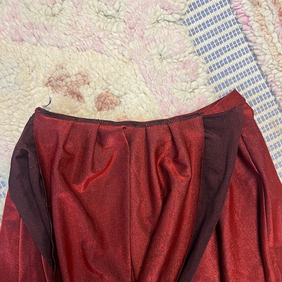 Las Pepas Convertible Infinity Dress Red & Burgundy | Size Small - Picture 7 of 11